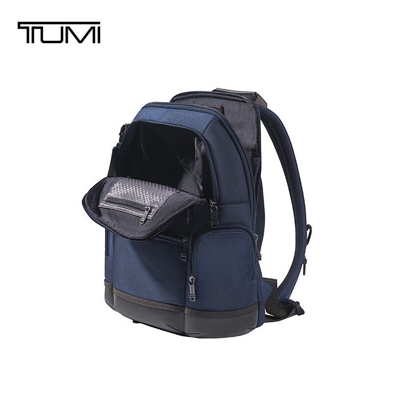 TUMI FREMONT series men's daily commuting business high-end backpack navy blue summer travel New Year gift