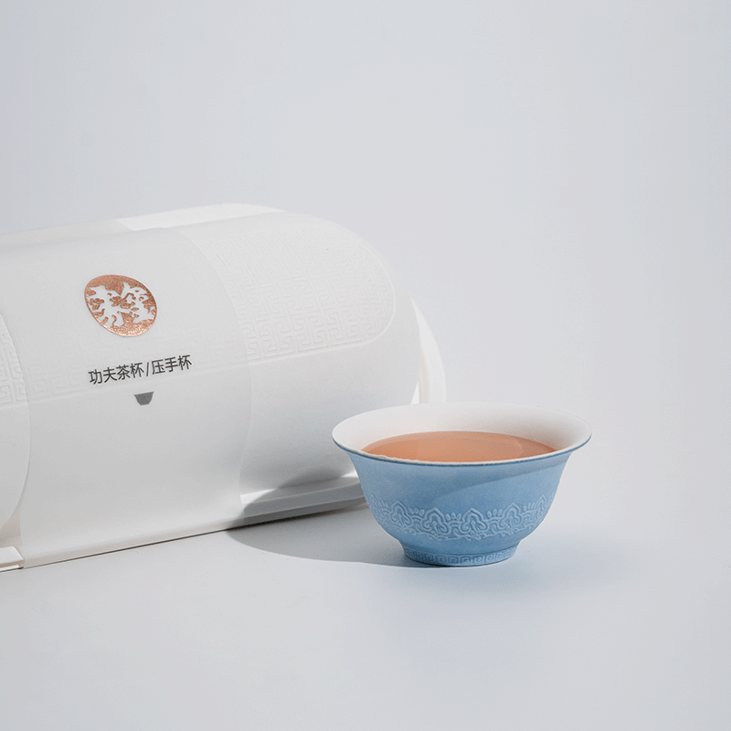 Wuxi Disposable Kung Fu Tea Cup Double-layer Thickened Anti-scalding Business Reception Sugar Cane Bamboo Fiber Tea Cup No-Wash Food Grade Hand-pressed Cup 4 Boxes (48 Pack)