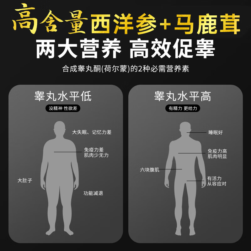 Tongrentang deer antler, maca and American ginseng tablets are used in the inner court. Maca kidney yang is quick to rise, stay up late to prepare for pregnancy, and is a male tonic for ejaculation.