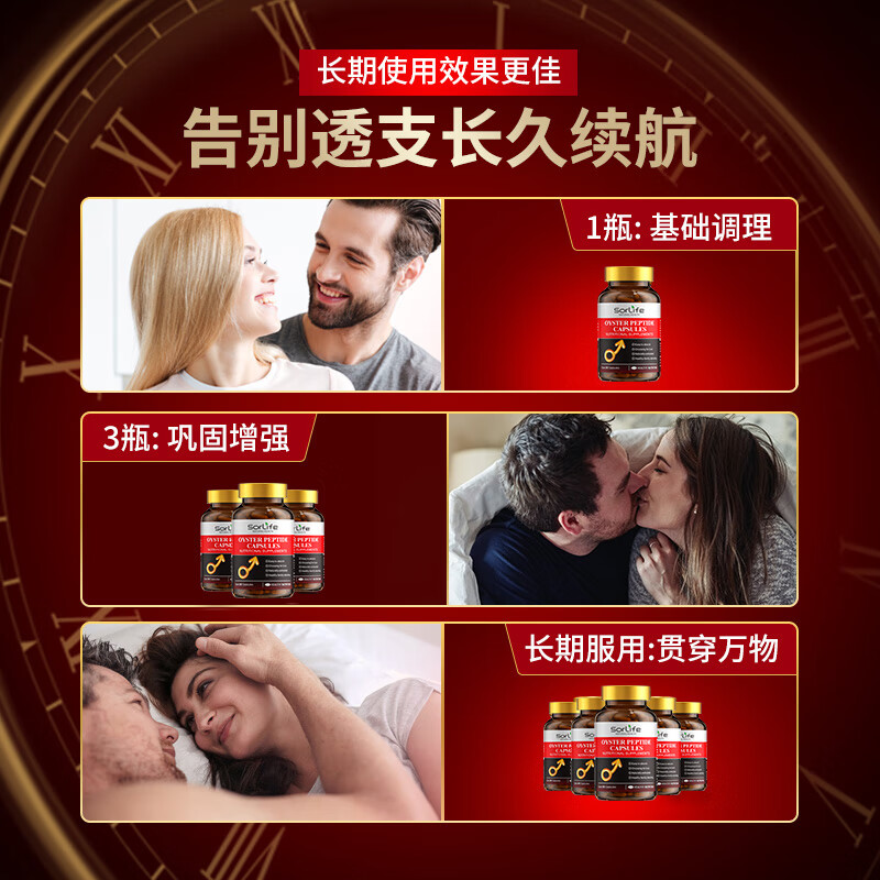 SorLife High Concentration Maca Oyster Supplement Ashwagandha Arginine Strengthens Kidney Yang and Increases Testosterone Delay