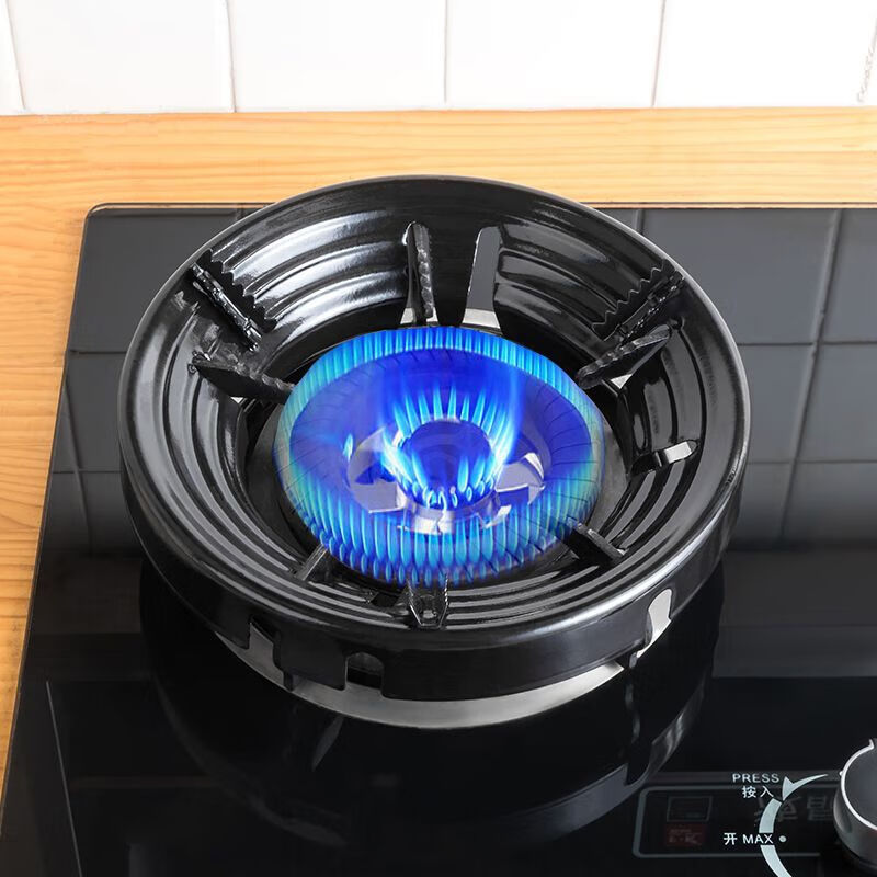 Universal gas stove fire-concentrating windshield, household gas stove stand support, energy-saving ring, universal anti-slip windshield bracket sub-accessories, upgraded four-claw universal/anti-slip/anti-rust/high temperature resistance