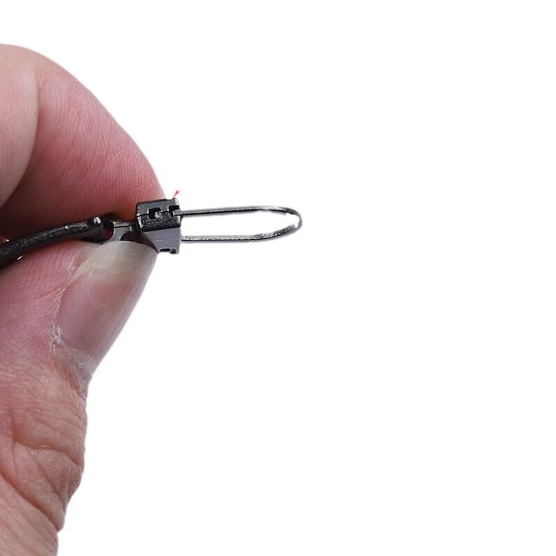 Daily use detachable zipper puller clothing accessories lock backpack metal zipper piece universal replacement pull tab black 2 pieces