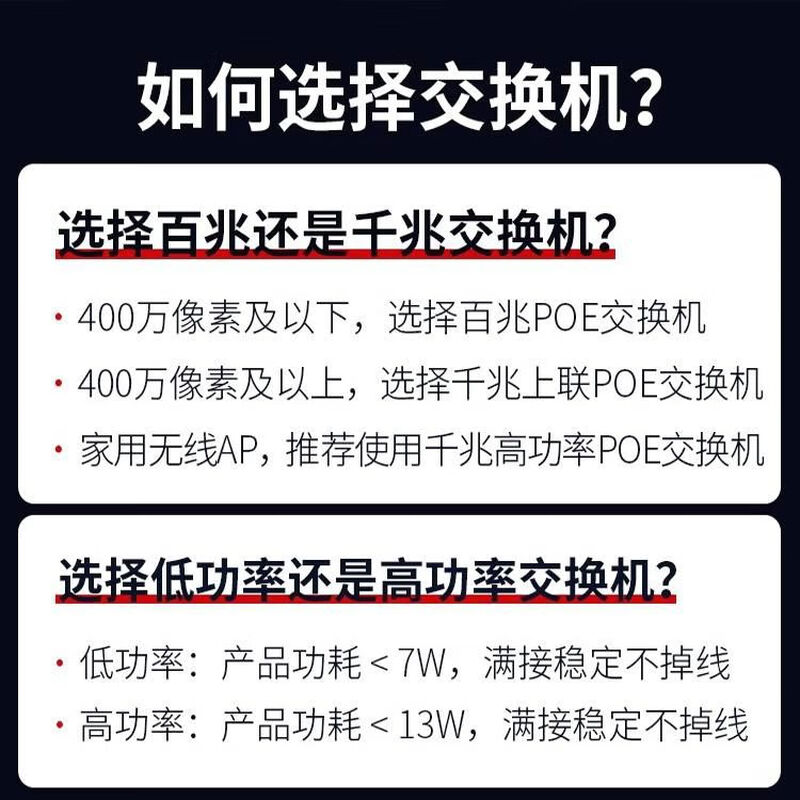 Hikvision (HIKVISION) Hikvision monitoring POE power supply 100M 4282 national standard 48V network cable power supply switch DSXS10P 811POE switch DS3E0510SPE