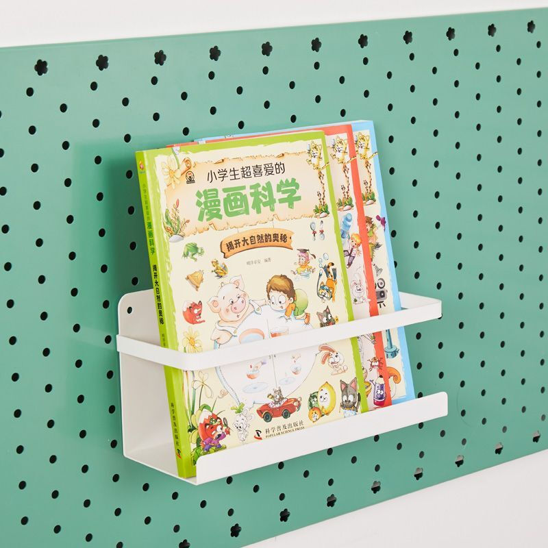 Jipin Emperor hole board installation accessories hole board accessories hook type home Nordic home living room wall magnetic nail-free white full set of combination 1 1.6 and 3.2 cm hole spacing special