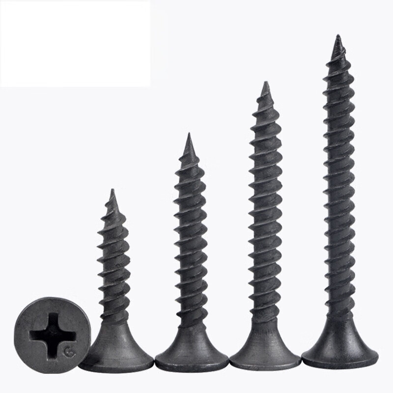 Jestin self-tapping screws high-strength dry wall nails wood screws wallboard nails keel self-tapping cross flat head self-tapping screws high-strength M3.5*25 (100 pieces)