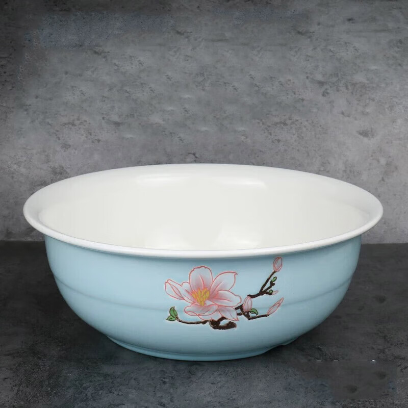 1 piece of ceramic 30 cm and basin, household ceramic tableware, ceramic pickled fish and boiled meat basin, ceramic and basin 1 piece of blue and white porcelain, 30 cm ceramic and basin