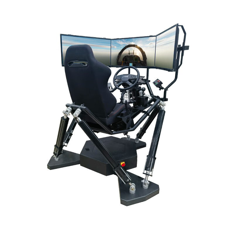 Master Wang Multifunctional Car/Aircraft Driving Simulator Racing Simulator Driving Simulator Six-Axis Somatosensory Experience Hall Equipment