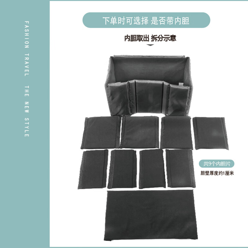 USHOW TRAVEL Japanese craftsmanship camera case PC trolley case aluminum frame suitcase flip cover photographic equipment case men's and women's luggage password box black buckle 20 inches - checked luggage required - with liner