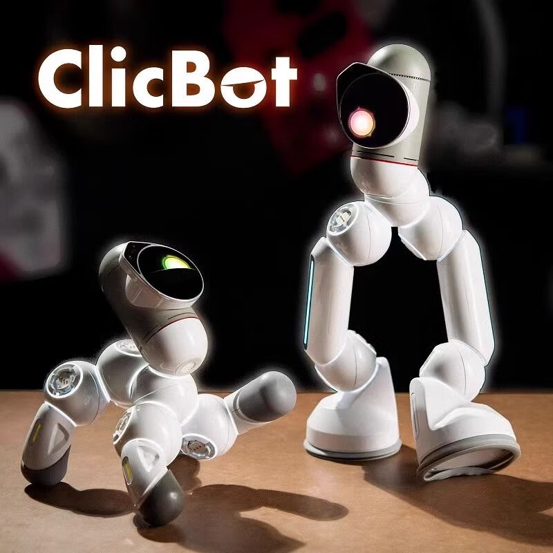 Clicbot intelligent robot AI manual programming toy modular splicing for adults and children ClicBot advanced version (20 modules)