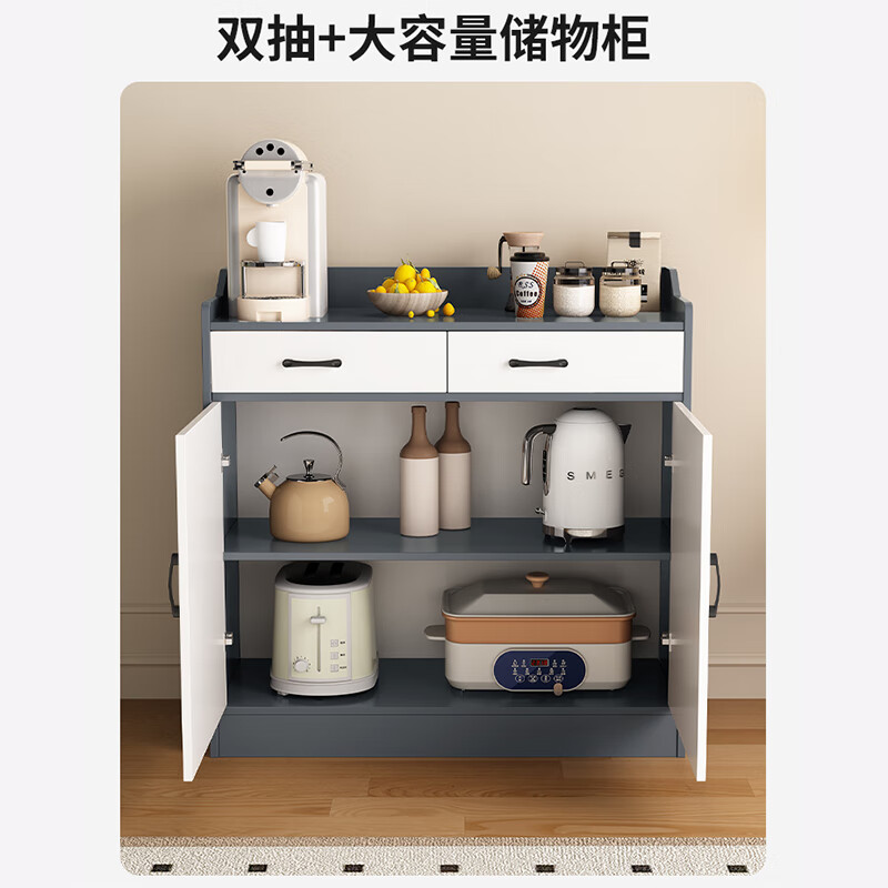 Olin European style sideboard living room side cabinet storage cabinet simple storage cabinet tea cabinet household small wine cabinet wall-mounted integrated storage cabinet