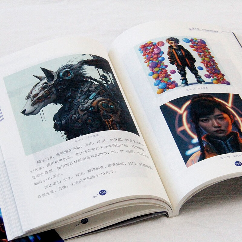 (Full-color version with video) AI painting from scratch Artificial intelligence books Deep learning from entry to mastery Wenxin Yige software Wenxin Yiyan intelligent agent Prompt words