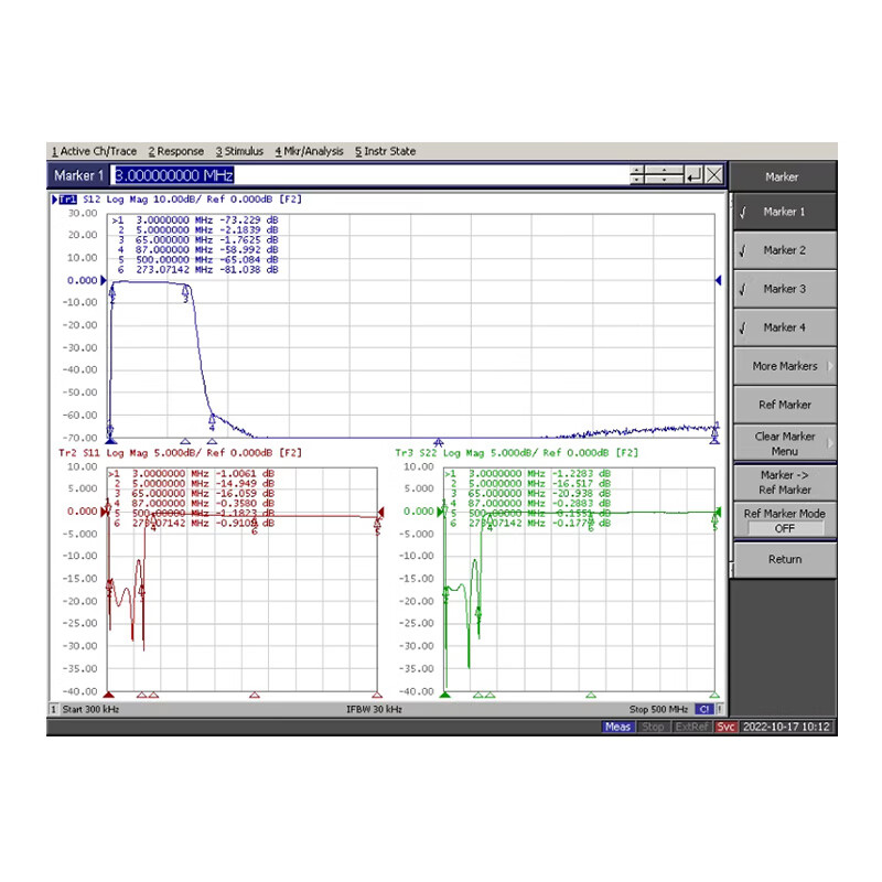Tianbei FM frequency modulation filter SMA band pass LC filter RF filter SMA male and female connector 1-30MHz band pass filter TB-SMA-06