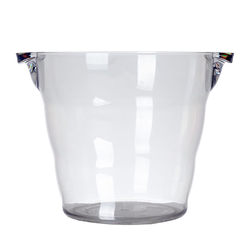 Fantasy acrylic ice bucket large creative iced soda drink ice bucket commercial ingot red wine champagne beer 4L wave ice bucket holds about 34 small beers xf079