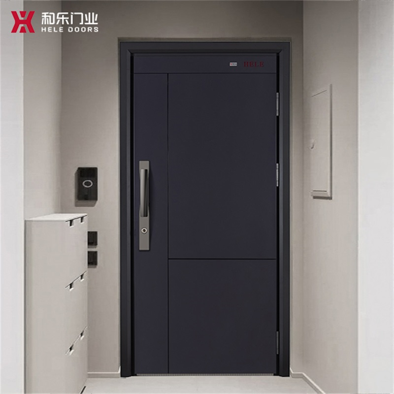 HELE DOORS HELE DOORS Grade A door - Hexing Light luxury and simple style Anti-theft entry door Steel door Customizable 2050*1180 double and double doors