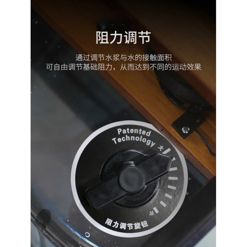 MI Xiaomi pepper rowing machine Linais water resistance household racing rowing machine small smart foldable commercial water paddling fitness equipment log water resistance/classic model/without stand/all-in-one machine