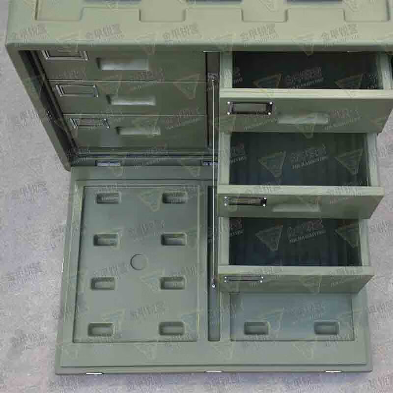 Jinjia Ruiying six-drawer box XTC800*600*600mm six-drawer medicinal material box rotational molding rotational molding box equipment box JJRY type