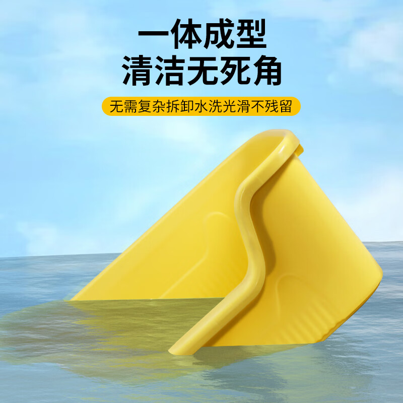 Cute star pet cat litter box, extra large space, deep anti-splash cat litter box, cat toilet, extra large anti-odor open type huge cat litter box