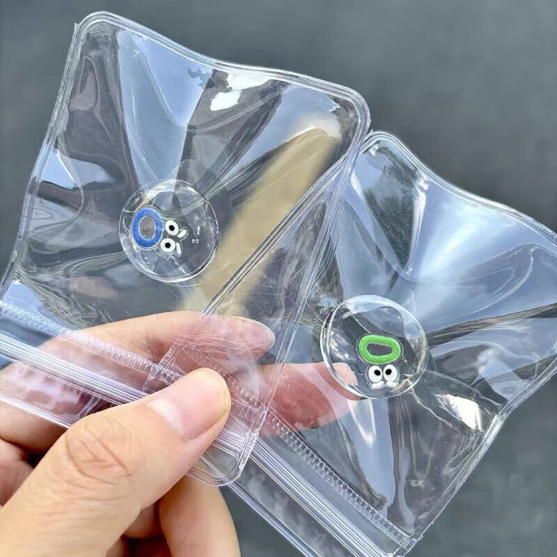 Self-driving camping pinch transparent emoticon pack cartoon soft rubber pinch rake feel to relieve stress and vent Xiaobiga-bag 1 piece