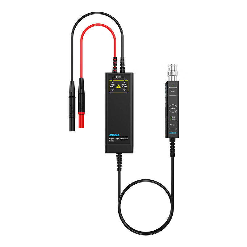 Maxine oscilloscope high voltage differential probe DP3000V measurable voltage bandwidth 100M dual range switching BNC interface