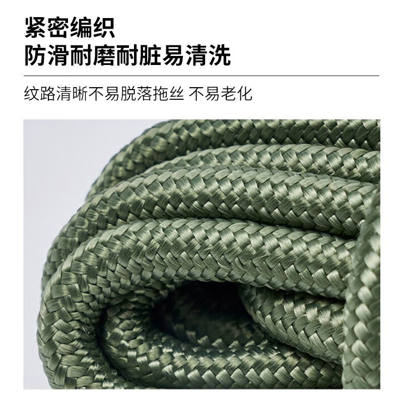 Jiuqiangu nylon rope 4mm*100 meters, military green packing rope, packing tape, high-strength bundling rope, core-covered wear-resistant and anti-aging nylon tie, braided rope, clothesline, packaging rope