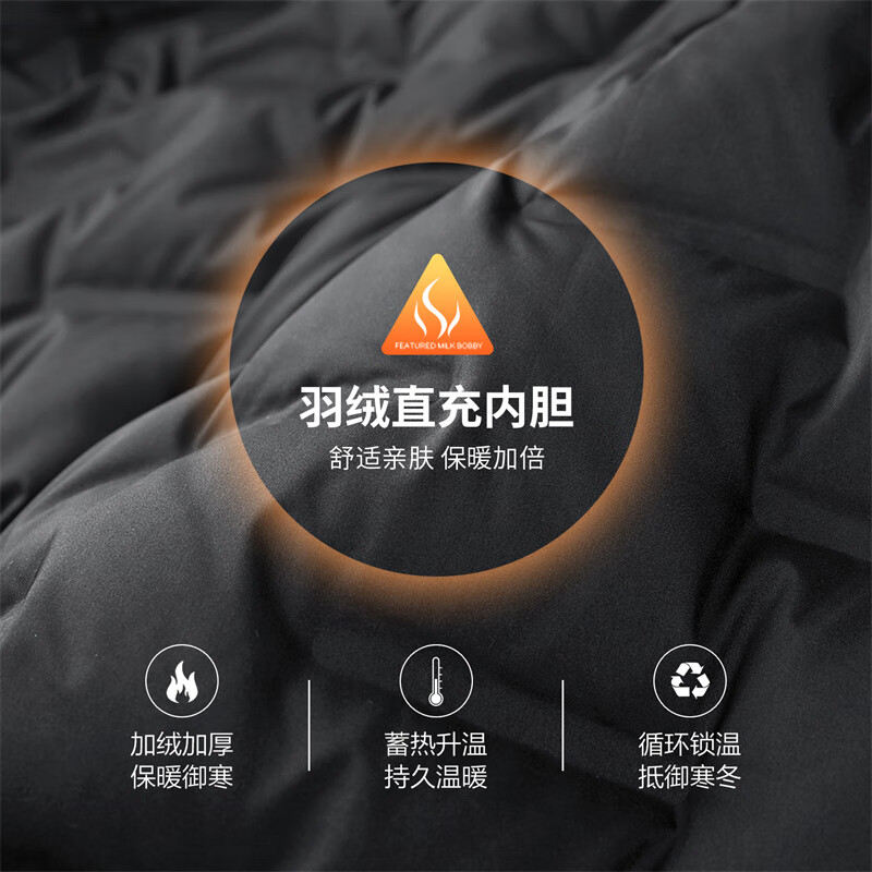 Dances with Wolves Down Liner PU Leather Lapel Jacket Men's 2025 Autumn and Winter New Graphene Warm Men's Jacket 1002 Black 001 XL (180)