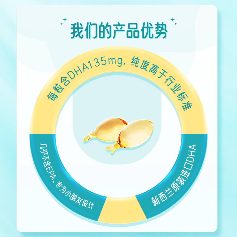 Star Shark dha infant algae oil imported from New Zealand dha brain nutrition for babies 0-6 years old, pregnant women, brain supplement and eye protection, top choice for high school students, children's DHA 60 capsules * 1 bottle + free 2 boxes of 10 capsules of D