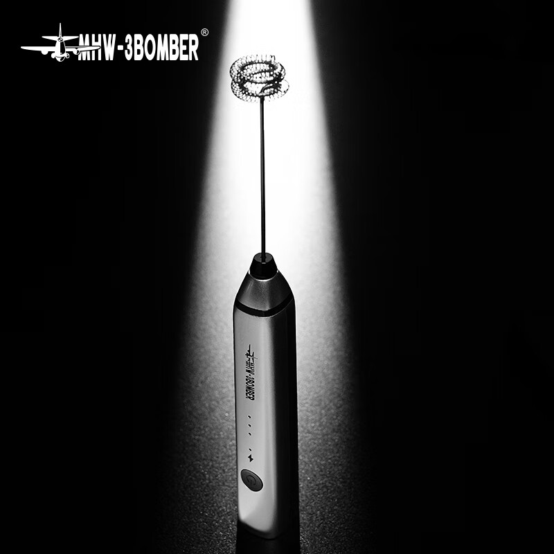 MHW-3BOMBER Wedding Gift Bomber Milk Foam Blender Whisk Coffee Milk Baking Electric Milk Egg Beater