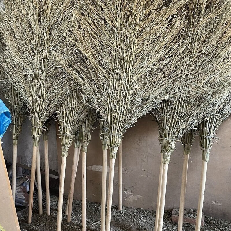 Broom big broom sanitation factory workshop street household bamboo broom to sweep the yard road outdoor courtyard 2.5 meters thickening style 5