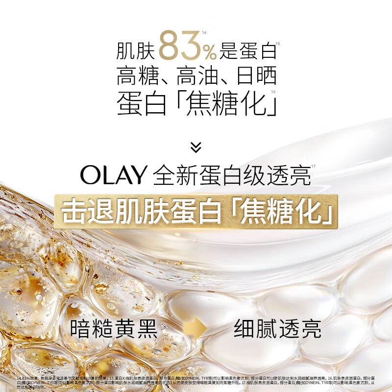 Olay (OLAY) new water light white bottle 50ml whitening essence anti-sugar brightening anti-yellowing hydrating skin care product New Year gift for women