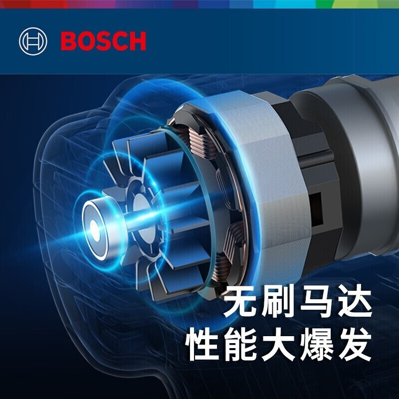 Bosch (BOSCH) electric drill electric screwdriver GSB185-LI professional grade lithium battery brushless rechargeable impact drill crystal steel drill 2.0AH dual electric Bosch tool box 108-piece set