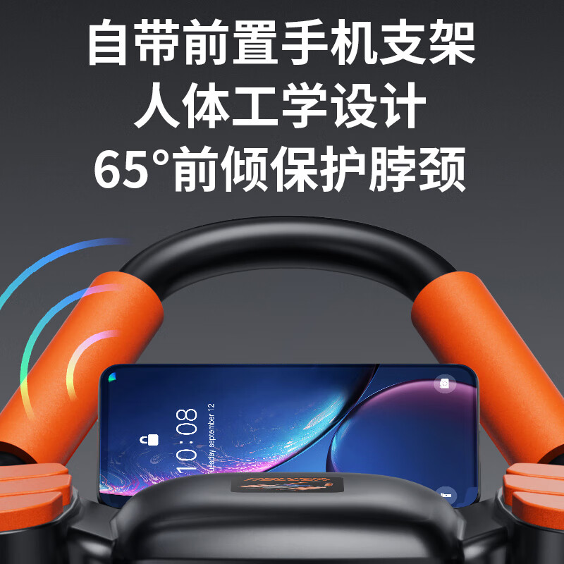 Youpinjian Abdominal Wheel Automatic Rebound Abdominal Muscle Training Tool for Slim Belly New Six-Wheel Abdominal Rolling Wheel for Home Sports and Fitness Luxurious Six-Wheel 6 Elbow-Black_+Position Pad+Balance Pad Six-Wheel Widening_Strong