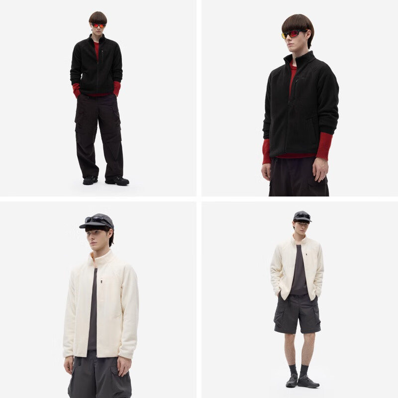 Jiao Nei Hot Leather 302++ Men's Warm Polar Fleece Stand Collar Functional Jacket Windproof Top Sports Breathable Autumn New Style