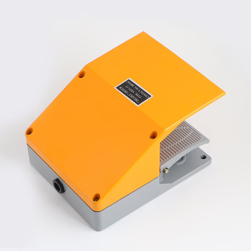 Double pedal YDT115 foot switch silver contact industrial foot pedal switch gray