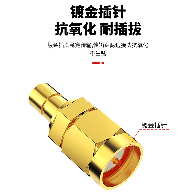 When needed, SMA to SMB adapter RF coaxial adapter 50 ohm SMA female to SMB female 1 piece SX-SMA/SMB-KK