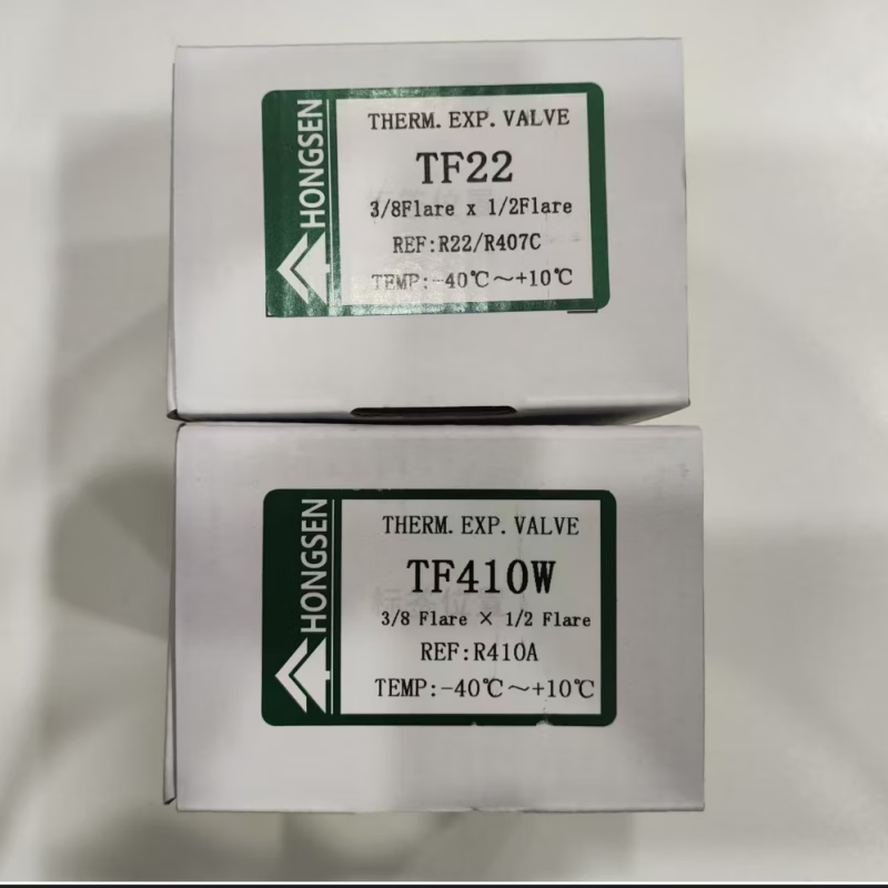 Refrigerator cold storage TF type right-angle internal balance R22/R404/R134/R410 throttling thermal expansion valve TF22 valve body No. 3 core R22
