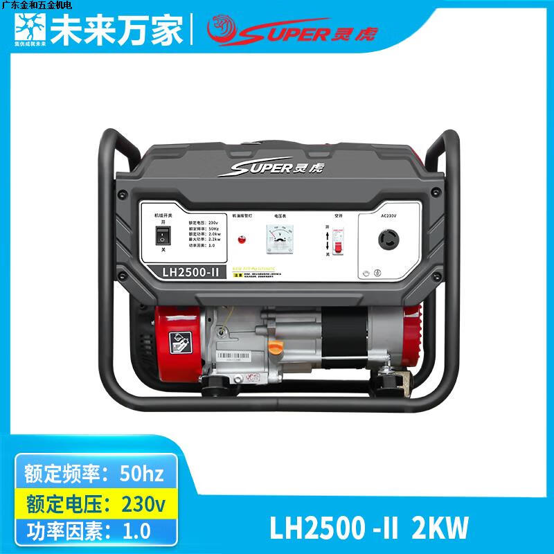 Shantou Lincun Future Wanjia multifunctional generator 220v small Linghu agricultural 380V single three-phase gasoline household LH6500-II/5KW
