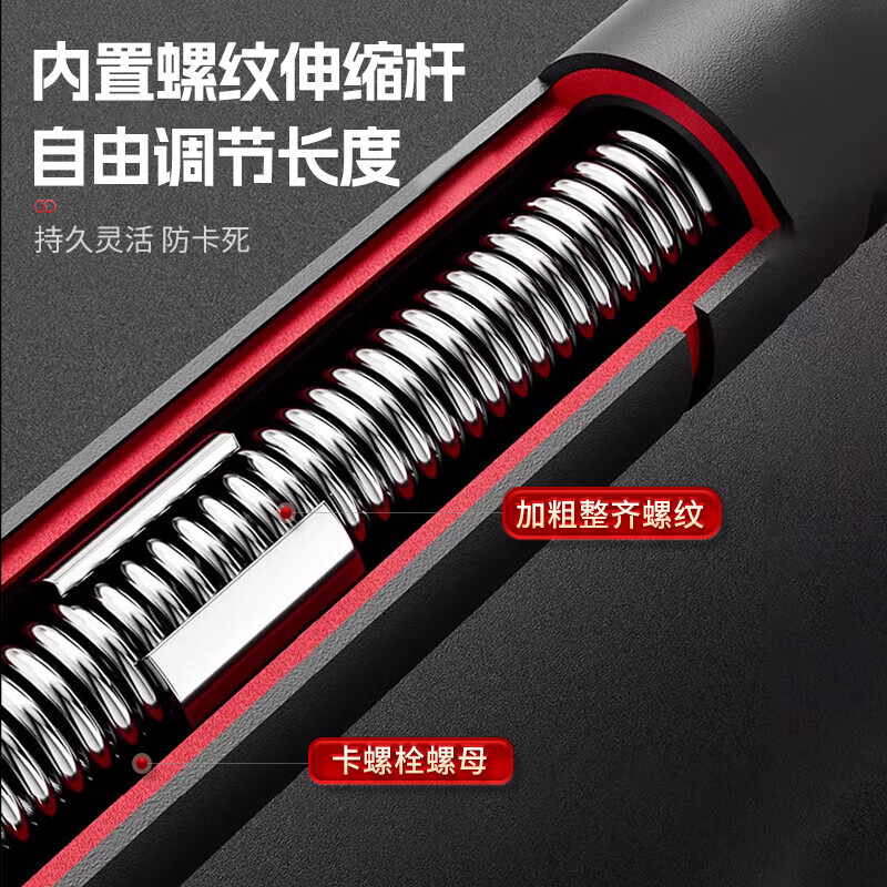 XTEP household horizontal bar indoor pull-up device household punch-free household door horizontal bar adult fitness equipment boom patented medium and long style - strong load-bearing 95-135cm + hanging ring patented certification is more stable and safer. Get 10% off for fakes