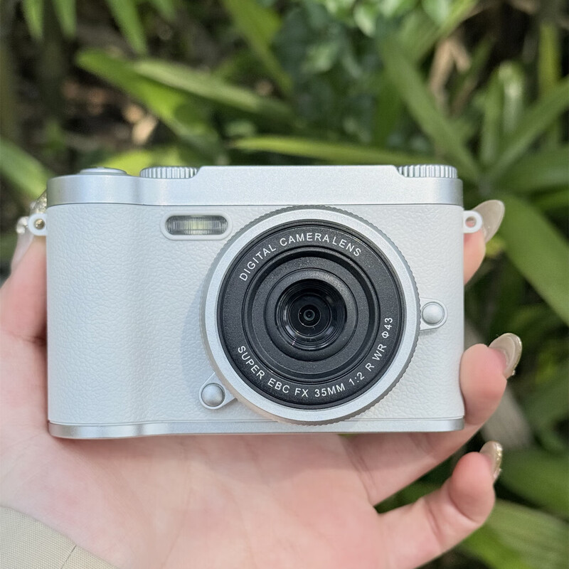 Fuyu CCD Sanrio Kurome camera student party photo and video transfer to mobile phone HD flash instant filter selfie gift gift practical children's toy introduction White Hello Kitty + dual camera selfie + fill light gift box package three 32G can take 5000 photos - can be transferred to mobile phone