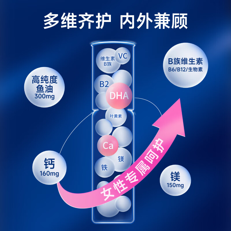 ORTHOMOL VF bottle women's multivitamin oral liquid*30 days liquid vitamin B nutritional supplement comprehensive nutrition package