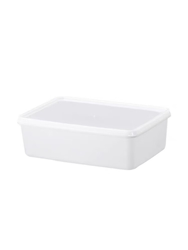 Large-capacity rectangular kitchen commercial fresh-keeping box plastic storage box refrigerator special food-grade transparent sealed box commercial thick and high maximum size 15 liters enhanced version single piece