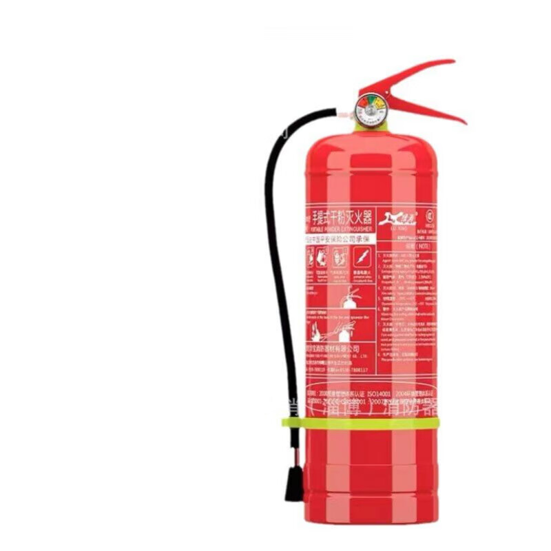 Green dry powder fire extinguisher 4kg 3kg 5kg carbon dioxide fire extinguisher Huabao dry powder fire extinguisher fire equipment