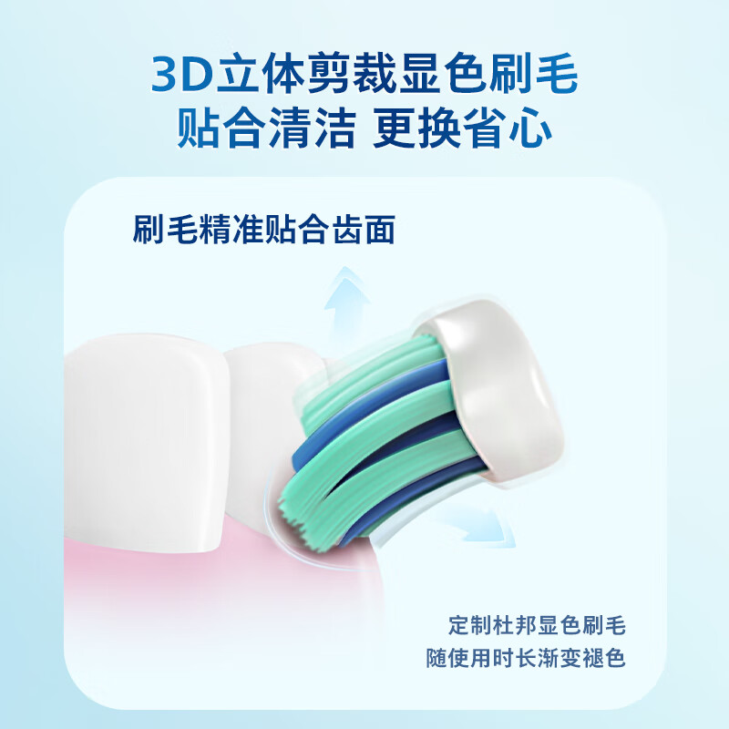 Philips (PHILIPS) electric toothbrush head official original adapter Diamond 3/7/9 series brush handle cleans gums, protects and brightens European imports 3-pack HX9033