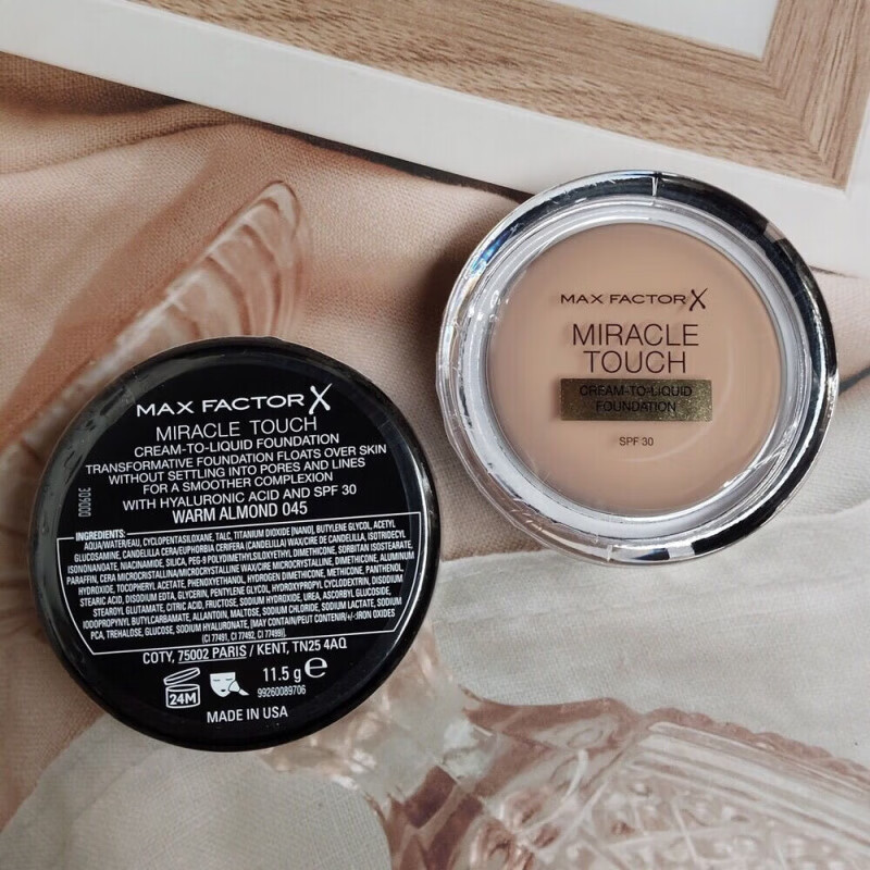 Max Factor launches new MAXFACTOR Max Factor Foundation Cream Concealer Modifying Powder Cream Lasting Makeup Sun Protection Oil Control Moisturizing Positive #45 Warm Apricot Color