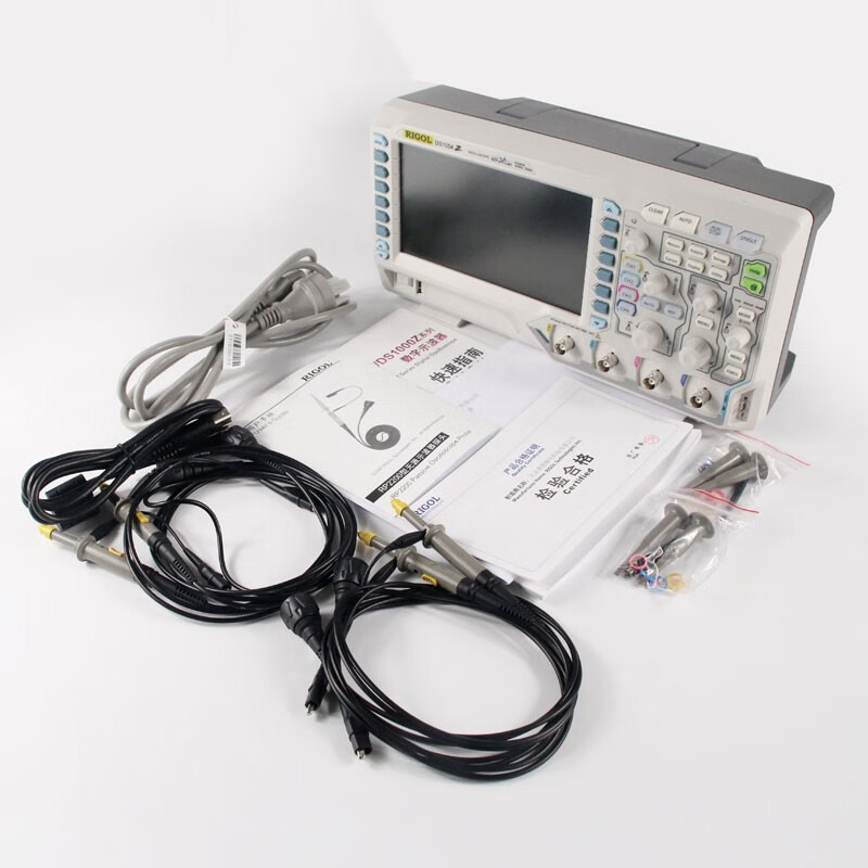 Puyuan Jingdian DS1054Z oscilloscope bandwidth 50M four-channel 100M digital oscilloscope spring isolation oscilloscope DS1054Z upgrade 100M