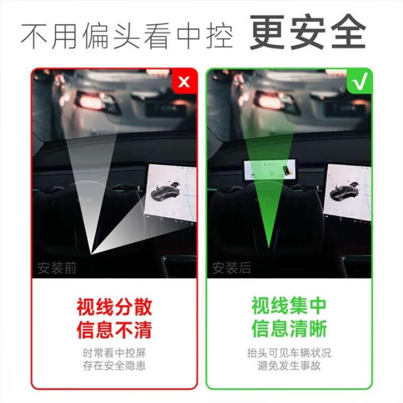 Jingdong Tesla LCD instrument panel model Y/3 is equipped with a central control display, a small modified head-up display, and the store is in stock