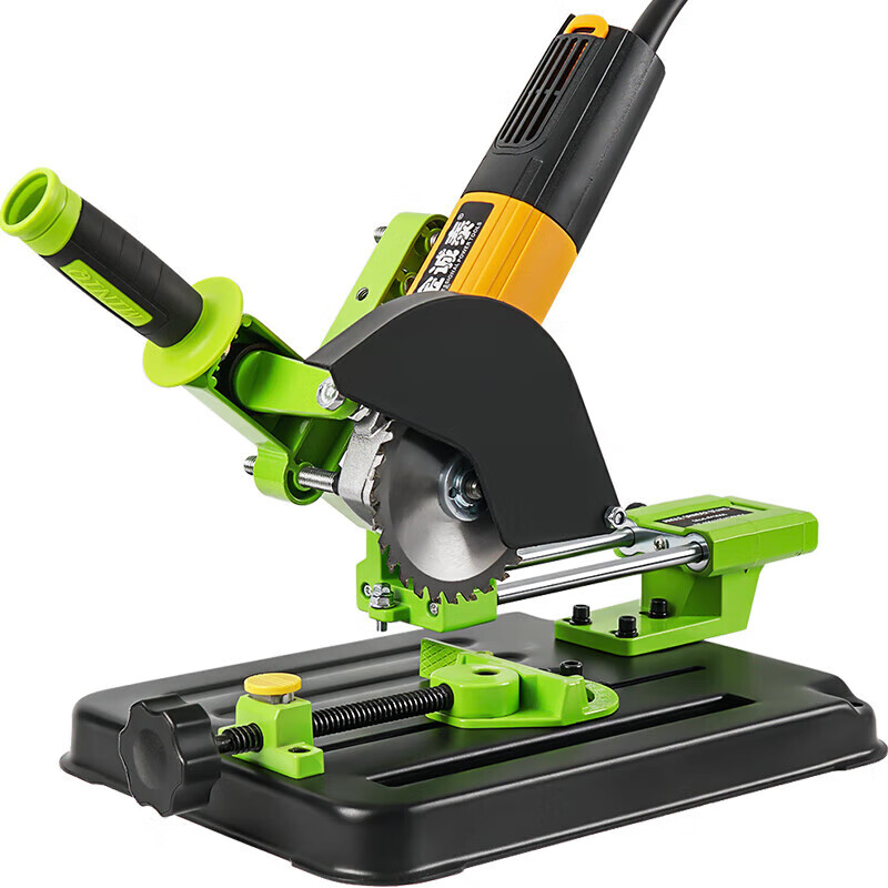 三栖虎手磨角磨机固定万用支架磨光机改装切割机台锯多功能台式拉杆小型 升级款角磨机支架 (加厚铸铁底座