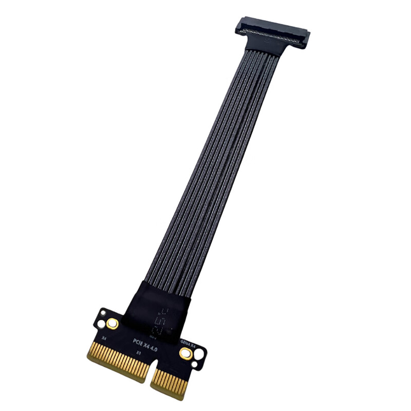 Yue Changsheng PCIE4.0 X4 to U.2U.3 solid state drive GEN4 4x high-speed silver-plated adapter cable U2U3 45A 45ABZ-20CM