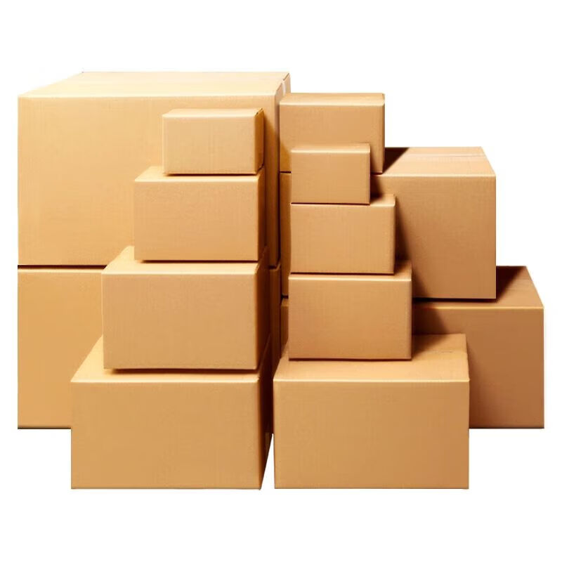 Customized thickened large and small cardboard boxes wholesale express packaging cartons postal 12 wrapping paper 3 layers hardened No. 9 (195mmx105mmx135mm)