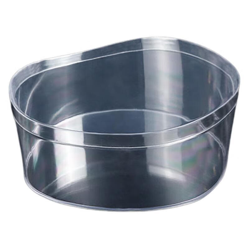 Foldable water basin travel outdoor business trip washbasin washing laundry basin vegetable basin transparent basin large + small 2 pieces