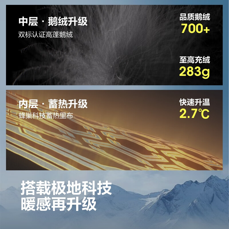 Bosideng 25-year-old extreme cold goose down women's winter thickened hooded mid-length warm shopping mall down jacket